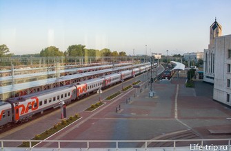 Перрон вокзала в Казани для 1 пути