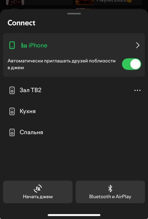 Колонки поддерживают Спотифай